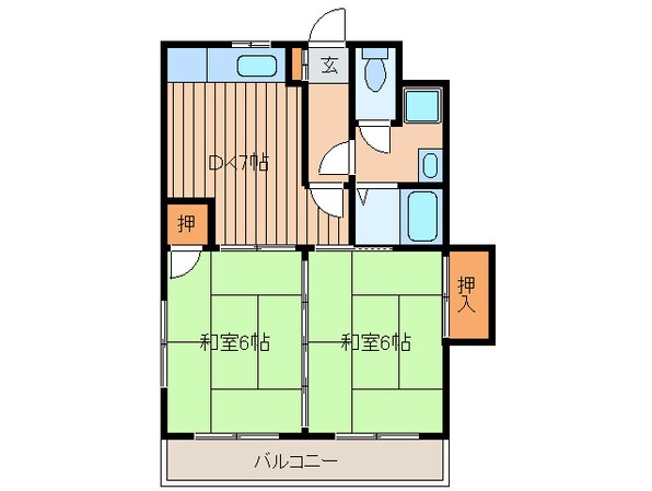 フォ－レストマンションの物件間取画像